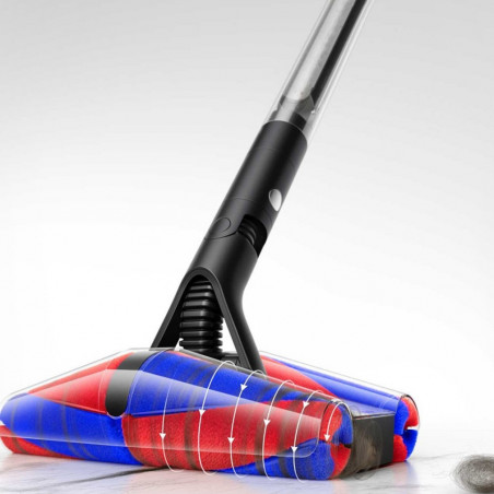 Вертикална прахосмукачка Dyson PencilVac Fluffycones 492689-01, 55 AW, 30 мин, 80 мл, 140000 Hyperdymium™, Ултратънък дизайн, LED осветление, Черен