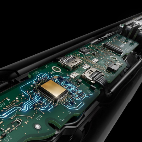 Преса за коса Dyson HT01 Airstrait RdVe/Gd 596931-01, 1600W, Маx 140C, Йонизация, 6 нива на темп, Щадяща косата, Медно покритие, LCD дисплей, Червено кадифе/златист