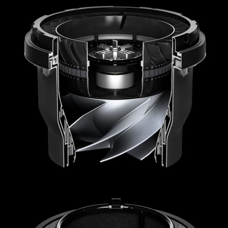 Пречиствател за въздух Dyson Purifier Big+Quiet Formaldehyde BP02 304511-01, 50W, 100 м2, 90 l/s, 10 скорости, 2 въздушни потока, LCD дисплей, Тиха работа, Бял/сребрист