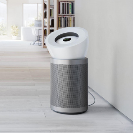 Пречиствател за въздух Dyson Purifier Big+Quiet Formaldehyde BP02 304511-01, 50W, 100 м2, 90 l/s, 10 скорости, 2 въздушни потока, LCD дисплей, Тиха работа, Бял/сребрист