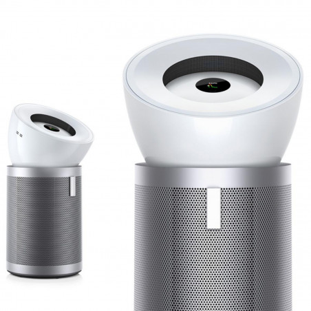 Пречиствател за въздух Dyson Purifier Big+Quiet Formaldehyde BP02 304511-01, 50W, 100 м2, 90 l/s, 10 скорости, 2 въздушни потока, LCD дисплей, Тиха работа, Бял/сребрист