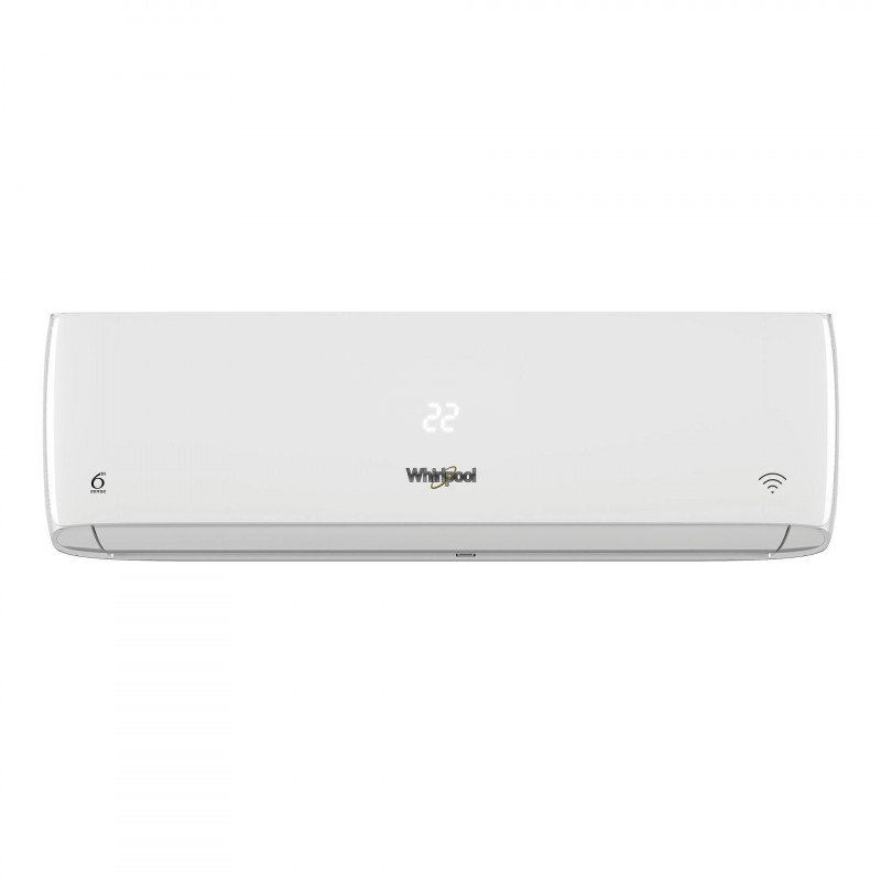 Климатик Whirlpool SPICR309WF, 9000 BTU, 25 м2, А++, Wi-Fi, 6TH SENSE, HEPA, Бял
