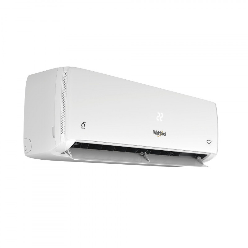 Климатик Whirlpool SPICR309WF, 9000 BTU, 25 м2, А++, Wi-Fi, 6TH SENSE, HEPA, Бял