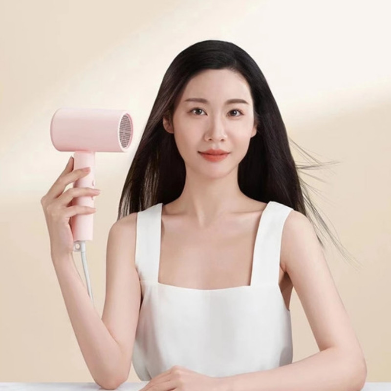 Сешоар Xiaomi Compact Hair Dryer H101, 1600W, 2 темп настройки, Йонизация, Cool Shot, Розов