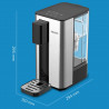 Диспенсър за филтриране и загряване на вода Philips ADD5906S/10, 2200W, 2.2 л, 5-38°C, Micro X-Clean Softening+, Инокс/черен
