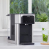 Диспенсър за филтриране и загряване на вода Philips ADD5980S/10, 2200W, 0.6 bar, 2.8 л, Micro X-Clean, 5-30°C, Без BPA, Инокс/черен