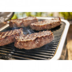 Електрическо барбекю Weber Lumin WB92010979DL, 2200W, 315C, 49x33 см, Емайлирани с порцелан чугунени скари, Автентичен барбекю вкус, Черен