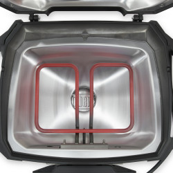 Електрическо барбекю Weber Grill Pulse 1000 81010079, 1800W, 300°C, LED дисплей, iGrill, Черен/инокс