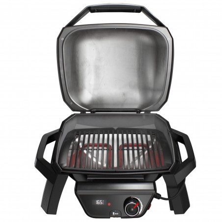 Електрическо барбекю Weber Grill Pulse 1000 81010079, 1800W, 300°C, LED дисплей, iGrill, Черен/инокс