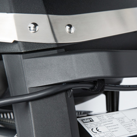 Електрическо барбекю Weber Grill Pulse 1000 81010079, 1800W, 300°C, LED дисплей, iGrill, Черен/инокс