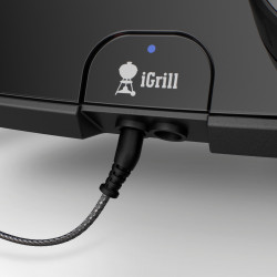 Електрическо барбекю Weber Grill Pulse 1000 81010079, 1800W, 300°C, LED дисплей, iGrill, Черен/инокс