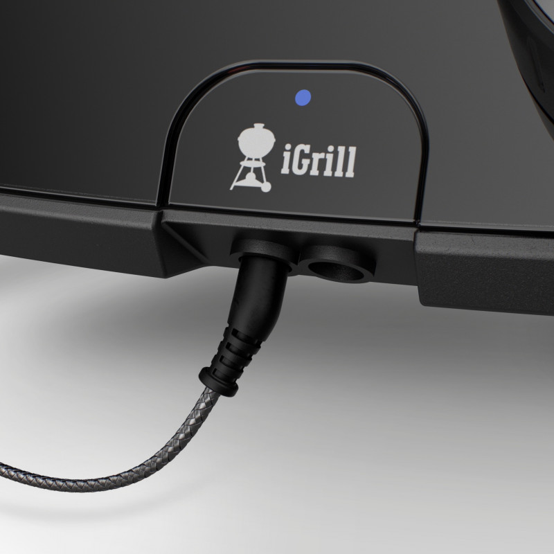 Електрическо барбекю Weber Grill Pulse 1000 81010079, 1800W, 300°C, LED дисплей, iGrill, Черен/инокс