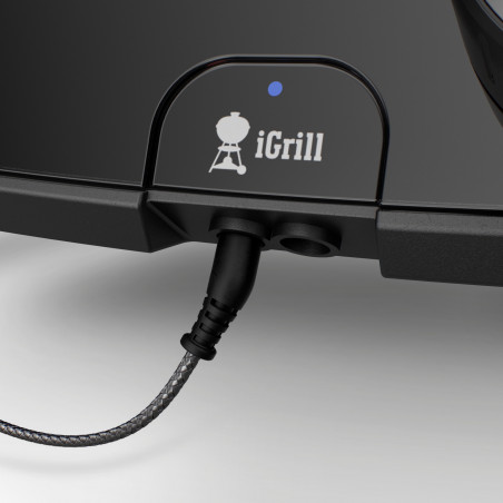 Електрическо барбекю Weber Grill Pulse 1000 81010079, 1800W, 300°C, LED дисплей, iGrill, Черен/инокс