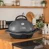 Електрическа скара/грил George Foreman 22460-56, 2400W, 44.5 см, 15 порции, 5 темп, Незалепващо покритие, Черен
