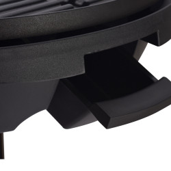 Електрическа скара/грил George Foreman 22460-56, 2400W, 44.5 см, 15 порции, 5 темп, Незалепващо покритие, Черен