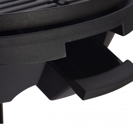 Електрическа скара/грил George Foreman 22460-56, 2400W, 44.5 см, 15 порции, 5 темп, Незалепващо покритие, Черен