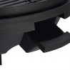 Електрическа скара/грил George Foreman 22460-56, 2400W, 44.5 см, 15 порции, 5 темп, Незалепващо покритие, Черен