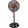 Вентилатор Oliver Voltz OV51760N18, 50W, 18", 3 скорости, Светлинен индикатор, Регулиране, Черен/оранжев