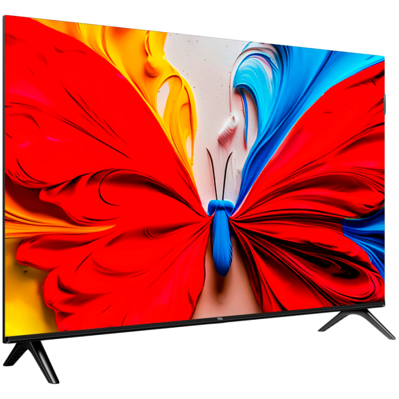 Телевизор TCL 32S5K, 32", 80 см, FULL HD 1920x1080, Клас F, Android, QLED, Wi-Fi, HDR10+, Черен