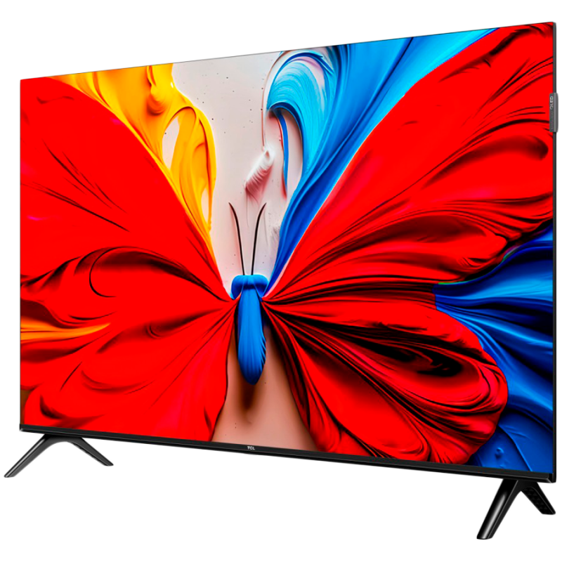 Телевизор TCL 32S5K, 32", 80 см, FULL HD 1920x1080, Клас F, Android, QLED, Wi-Fi, HDR10+, Черен