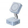 Безжично зарядно 2в1 UGREEN W752, Макс мощност 35W, MagFlow 25W Qi2, USB-C, Черен