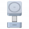 Безжично зарядно 2в1 UGREEN W752, Макс мощност 35W, MagFlow 25W Qi2, USB-C, Черен