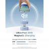 Безжично зарядно 2в1 UGREEN W752, Макс мощност 35W, MagFlow 25W Qi2, USB-C, Черен