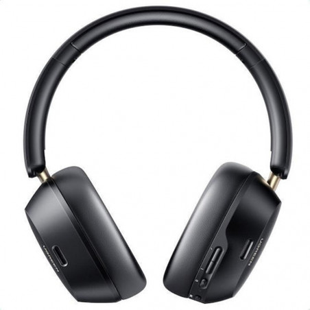 Безжични слушалки UGREEN HiTune ANC Max5c HP203, До 75 часа, Spatial Audio, Hi-Res, Хибридна шумоизолация ANC, Сгъваеми, Черен