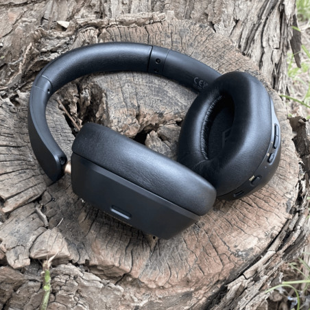 Безжични слушалки UGREEN HiTune ANC Max5c HP203, До 75 часа, Spatial Audio, Hi-Res, Хибридна шумоизолация ANC, Сгъваеми, Черен