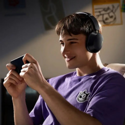 Безжични слушалки UGREEN HiTune ANC Max5c HP203, До 75 часа, Spatial Audio, Hi-Res, Хибридна шумоизолация ANC, Сгъваеми, Черен
