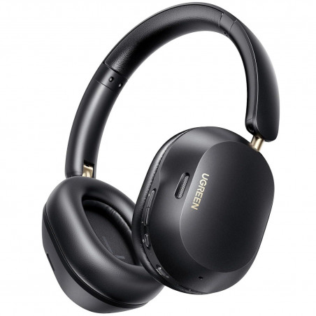 Безжични слушалки UGREEN HiTune ANC Max5c HP203, До 75 часа, Spatial Audio, Hi-Res, Хибридна шумоизолация ANC, Сгъваеми, Черен