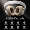 Безжични слушалки UGREEN HiTune ANC Max5c HP203, До 75 часа, Spatial Audio, Hi-Res, Хибридна шумоизолация ANC, Сгъваеми, Бял