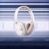 Безжични слушалки UGREEN HiTune ANC Max5c HP203, До 75 часа, Spatial Audio, Hi-Res, Хибридна шумоизолация ANC, Сгъваеми, Бял