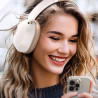 Безжични слушалки UGREEN HiTune ANC Max5c HP203, До 75 часа, Spatial Audio, Hi-Res, Хибридна шумоизолация ANC, Сгъваеми, Бял