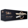 Преса за коса Silk'n SilkyStraight SIS1PE1001, 45W, 12 настройки на темп, LED дисплей, Титаниеви плочи, Инфрачервена технология, Йонизация, 120-230°C, Памет, Розово злато
