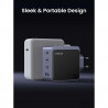 Зарядно устройство UGREEN GaN X565, PD 3.0 100W, 3xUSB-C/1xUSB-A, GaN технология, ,  Сив