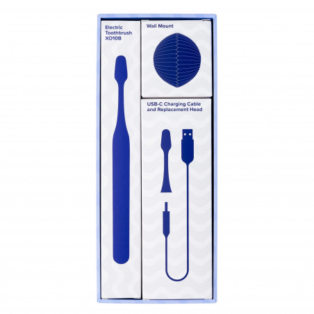 Електрическа четка за зъби Nordics XO10P SOFT, 3 режима, IPX7, Таймер с 30-секундни интервали, 120 дни автономност, USB-C, Лилав