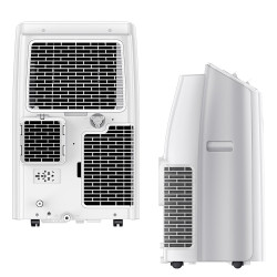 Мобилен климатик Dreo 515S, 1500W, 20-30 м2, 12000 BTU, Охлаждане, Вентилатор, Изсушаване, Гласови команди, LED, Бял