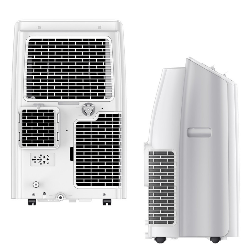 Мобилен климатик Dreo 515S, 1500W, 20-30 м2, 12000 BTU, Охлаждане, Вентилатор, Изсушаване, Гласови команди, LED, Бял