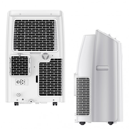 Мобилен климатик Dreo 515S, 1500W, 20-30 м2, 12000 BTU, Охлаждане, Вентилатор, Изсушаване, Гласови команди, LED, Бял