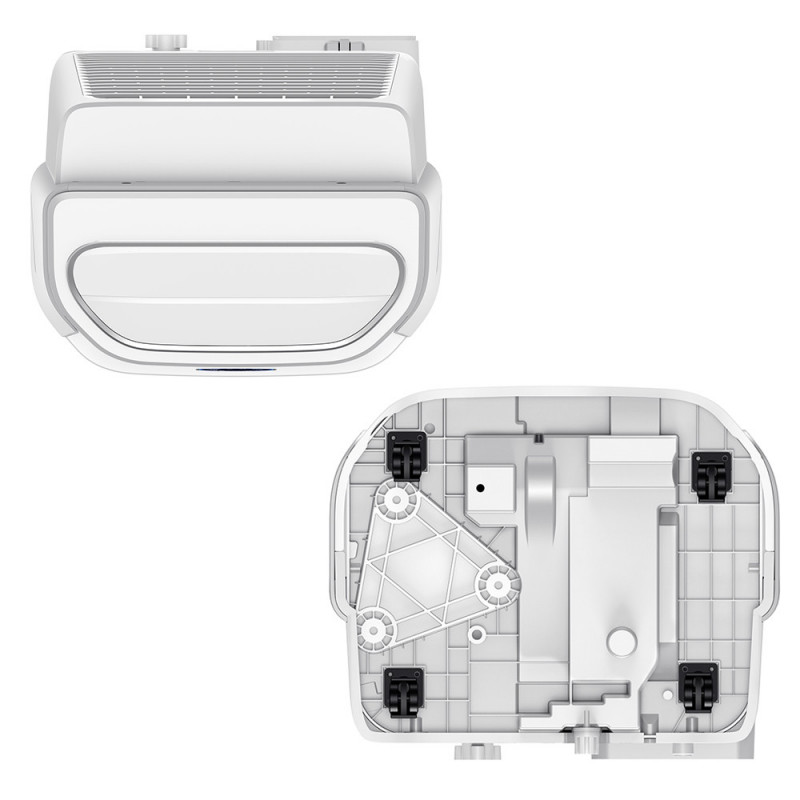 Мобилен климатик Dreo 515S, 1500W, 20-30 м2, 12000 BTU, Охлаждане, Вентилатор, Изсушаване, Гласови команди, LED, Бял