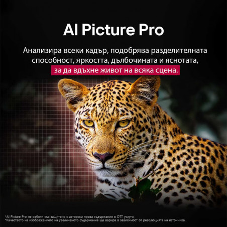 Телевизор LG OLED42C51LA, 4K UltraHD 3840 x 2160, 42", Клас G, OLED, Smart TV, Dolby Vision, AI Upscaling, webOS, Черен