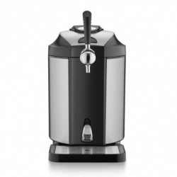 Охлаждащ диспенсър за бира Caso BeerMaster, 65W, 5 л, 4-12°C, CO2, Регулуране на налягането, Свежест до 10 дни, Черен/сребрист