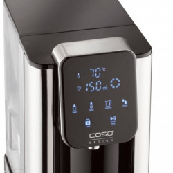 Диспенсър за гореща вода Caso HW 660 1879, 2600W, 2.7 л, 7 темп настройки, 40-100°C, Сензорно управление, Филтър, Черен/инокс
