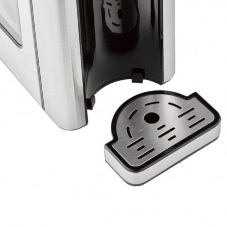 Диспенсър за гореща вода Caso HW 660 1879, 2600W, 2.7 л, 7 темп настройки, 40-100°C, Сензорно управление, Филтър, Черен/инокс