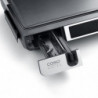 Електрическа скара 3в1 Caso Germany SteakMaster Pro, 2000W, 34х24 см, 80-240°C, Керамично покритие, Таймер, Сензорно управление, Инокс/черен