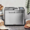 Хлебопекарна Gastroback Advanced 42823, 500W, 500-750-1000 гр, 18 програми, Керамичен съд без PFOA и PTFE, 7 вида хляб, Функция за сладолед, Инокс/черен