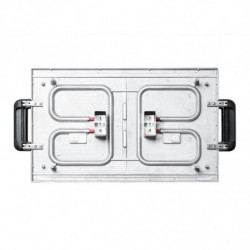 Електрически грил с подвижни плочи Gastroback Advanced Pro 42523, 2300W, 50х30 см, 90-240°C, Гладка/оребрена, Незалепваща, Тава за мазнина, Черен/инокс