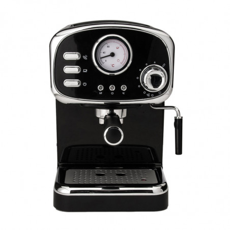 Дизайнерска еспресо машина Gastroback Basic 42615, 1100W, 15 bar, 1.25 l, Затопляне на чаши, Подвижни части, Порт-филтър, Черен