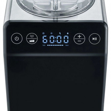 Машина за сладолед 2в1 Graef IM706, 180W, 2 л, 4 програми, От -18C до -35C, Сензорен дисплей, Черен